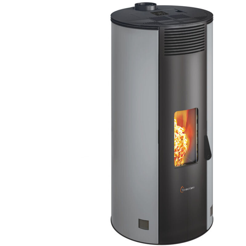 foto del prodotto biotermika stufa a pellet bio fancy 12.0 pj ermetica can alluminio