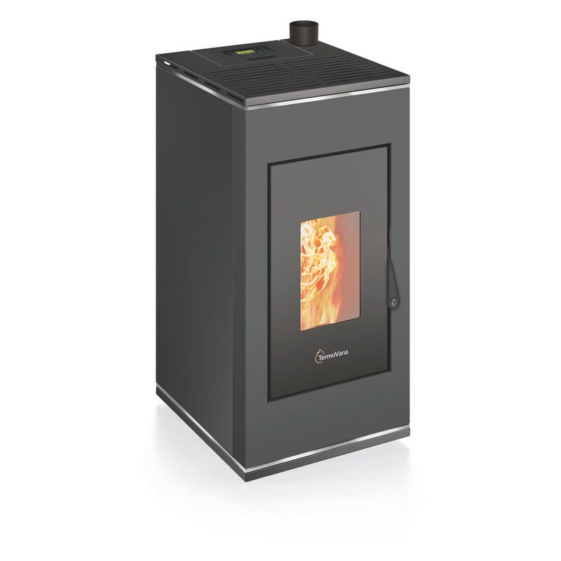 foto del prodotto biotermika stufa a pellet bio sofia 9.0kw up 5 stelle gray