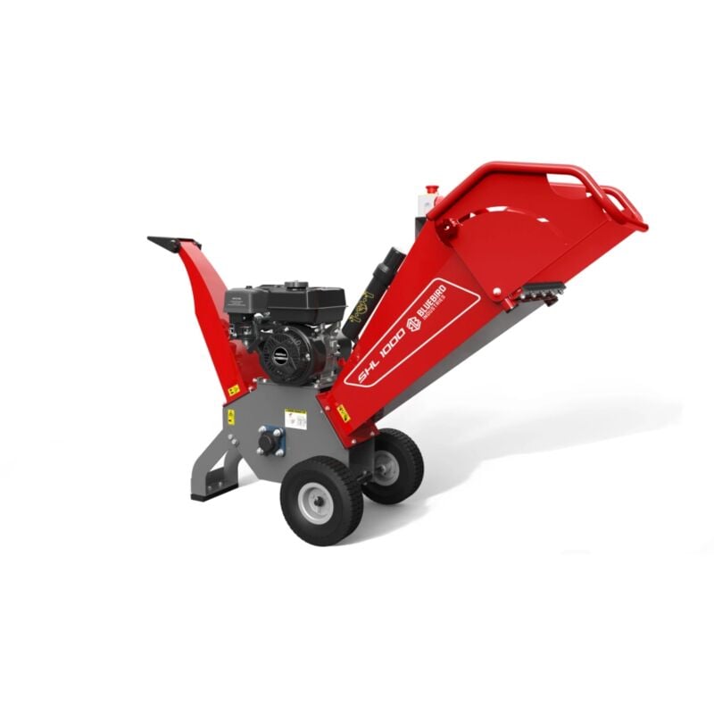 foto del prodotto biotrituratore cippatore a scoppio blue bird shl 1000 motore loncin v200f 4t 196 cc