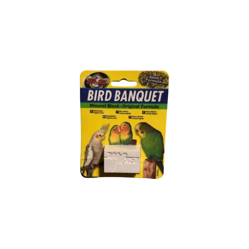foto del prodotto bird banquet mineral block seed 28 gr croci