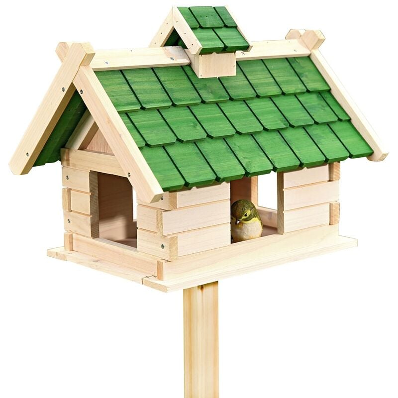 foto del prodotto birdhouse in legno mangiatoia per uccelli mangiatoia per uccelli villa birdhouse bird house bird house stazione di alimentazione per uccelli melko