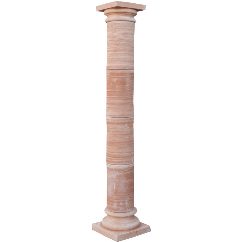 foto del prodotto biscottini colonna pergola gazebo in terracotta 100 made in italy interamente lavorata a mano