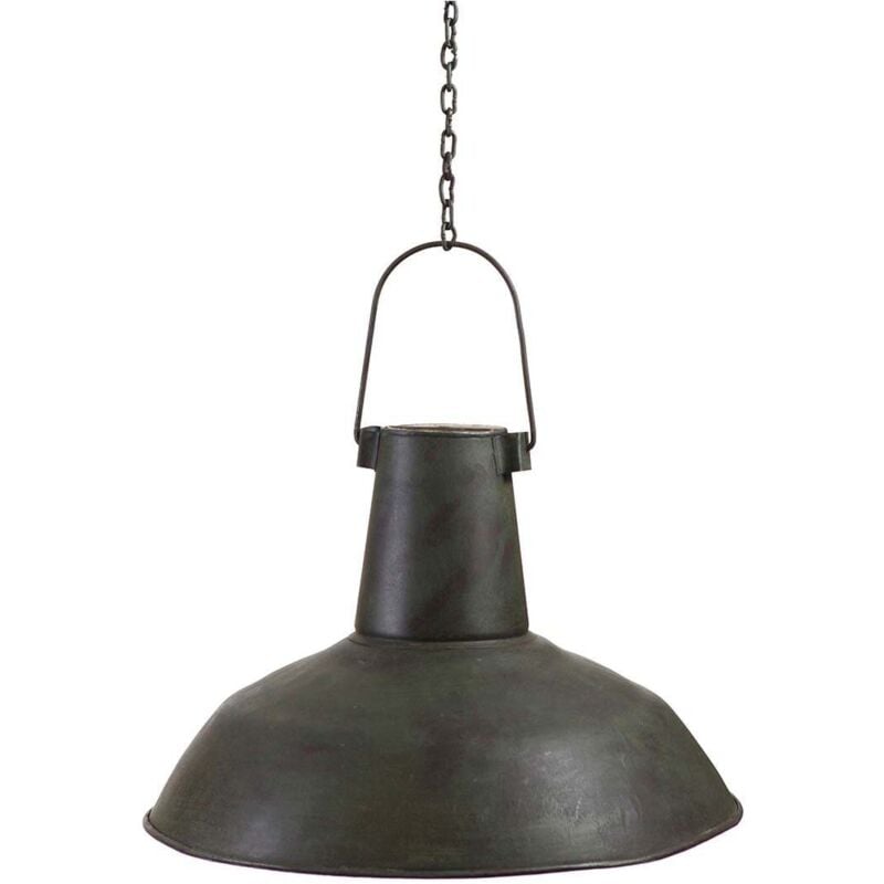foto del prodotto biscottini lampada a sospensione industrial 50x50x30 cm lampadario rustico non elettrificato lampadario vintage in ferro finitura anticata