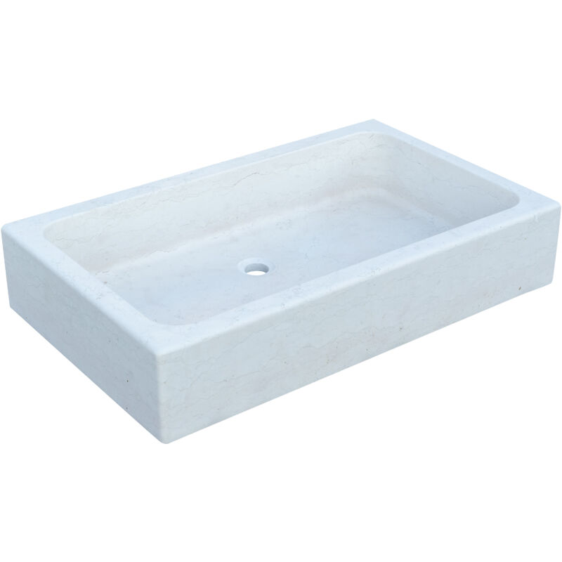 foto del prodotto biscottini lavandino in marmo bianco lavandino cucina lavabo da appoggio lavello in pietra lavandino da interno e esterno vasca per fontana
