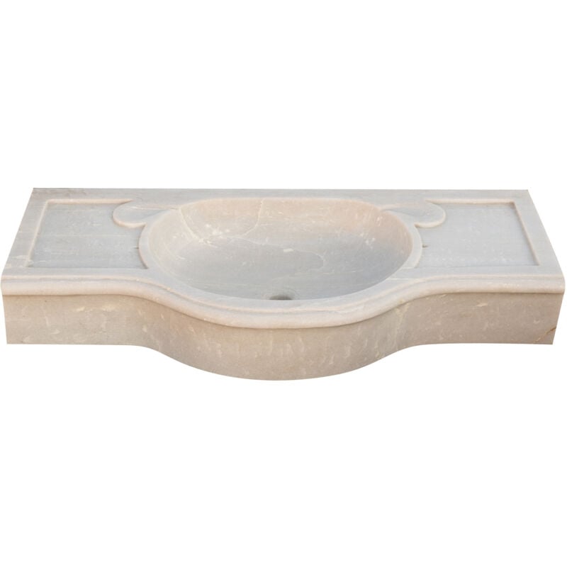 foto del prodotto biscottini lavandino in marmo bianco lavandino cucina lavabo da appoggio lavello in pietra lavandino da interno e esterno vasca per fontana