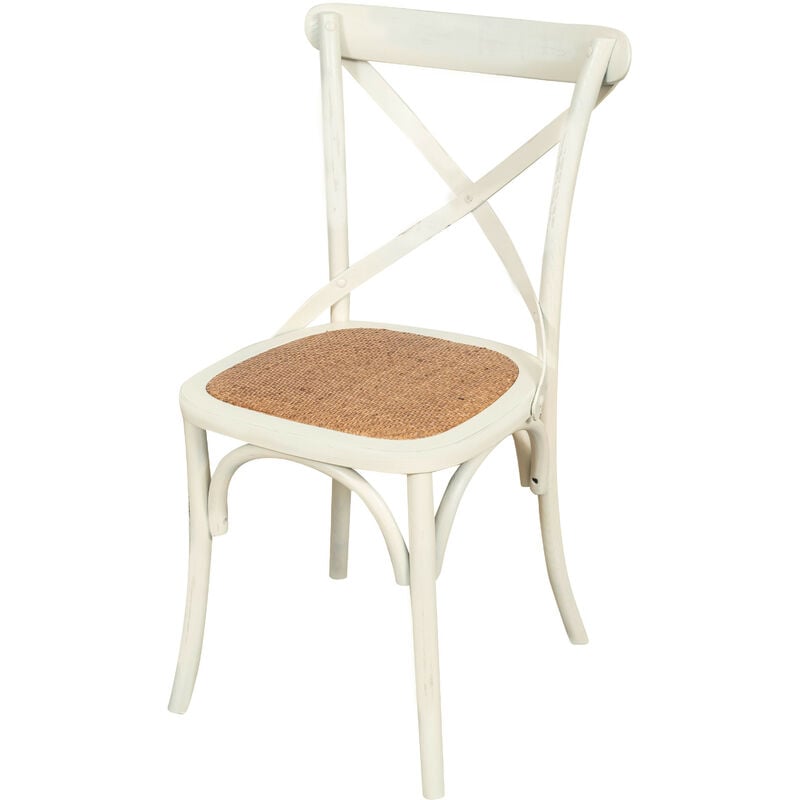foto del prodotto biscottini sedia in legno rattan vintage sedie cucina sala da pranzo sedia thonet stile rustico sedia moderna bistrot bianca anticata