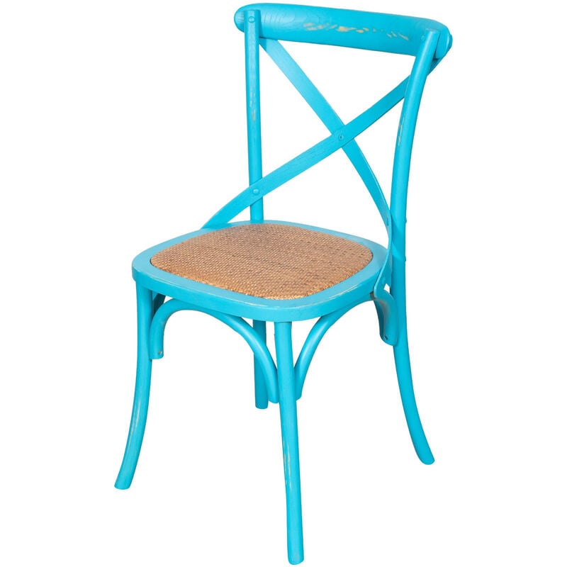 foto del prodotto biscottini sedia thonet 88x52x48 sedie in legno frassino sedie sala da pranzo cucina sedia vintage sedie retr sedie rustiche azzurra