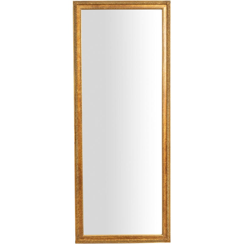 foto del prodotto biscottini specchio da parete bagno rettangolare specchio lungo da appendere specchiera verticale orizzontale con cornice legno oro shabby