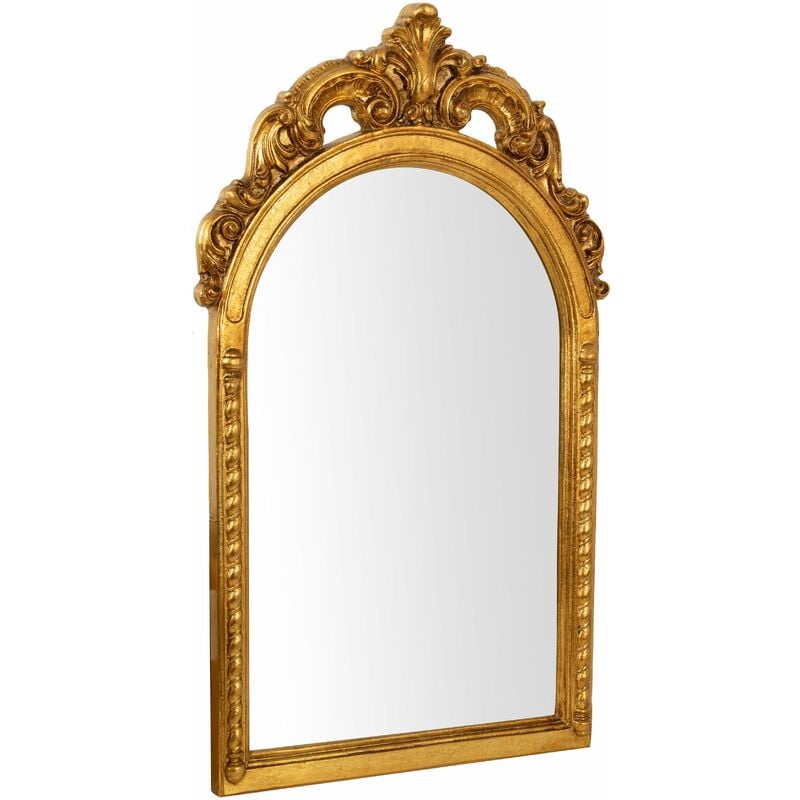 foto del prodotto biscottini specchio da parete barocco 86x52x5 cm originale specchio vintage da parete con cornice lavorata made in italy