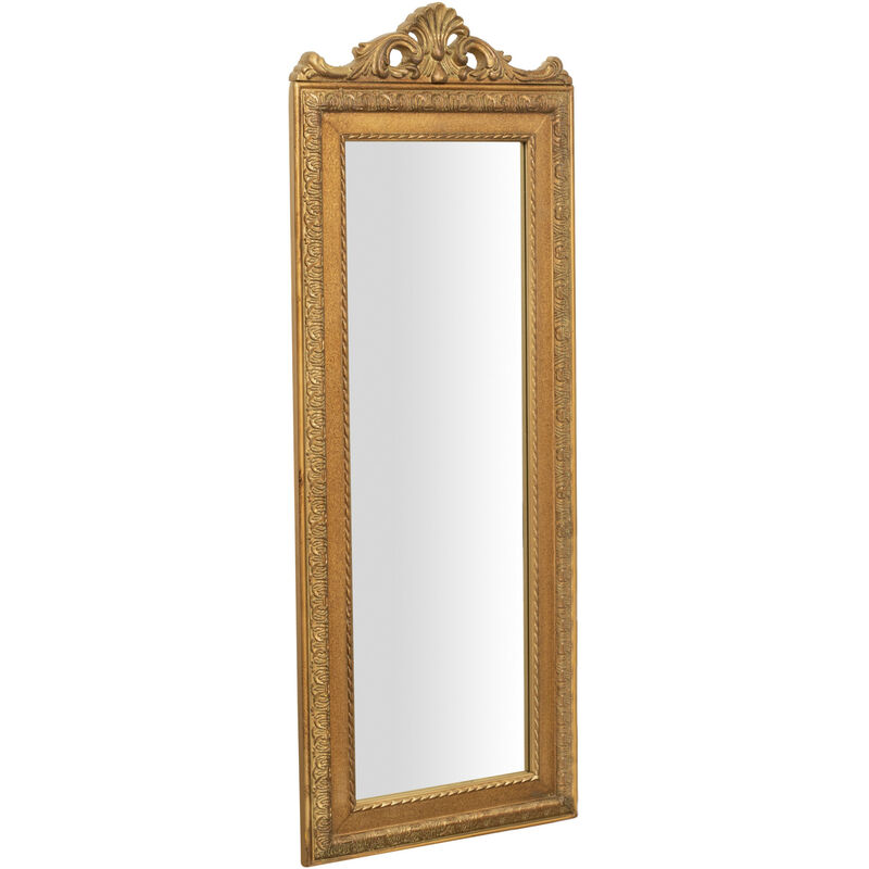foto del prodotto biscottini specchio da parete specchio bagno con cornice oro specchio shabby specchio da parete specchio camera letto 90x35x4 cm