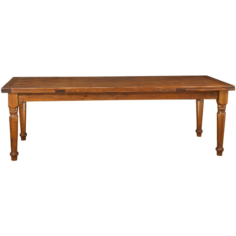 foto del prodotto biscottini tavolo allungabile sala da pranzo 250x100 cm tavolo cucina allungabile in legno massello made in italy