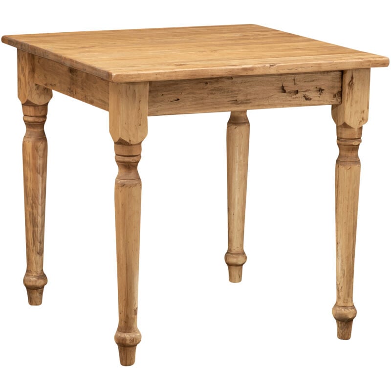 foto del prodotto biscottini tavolo in legno massello salvaspazio 80x80 cm tavolo quadrato da cucina tavolo da pranzo tavolo esterno e interno made in italy