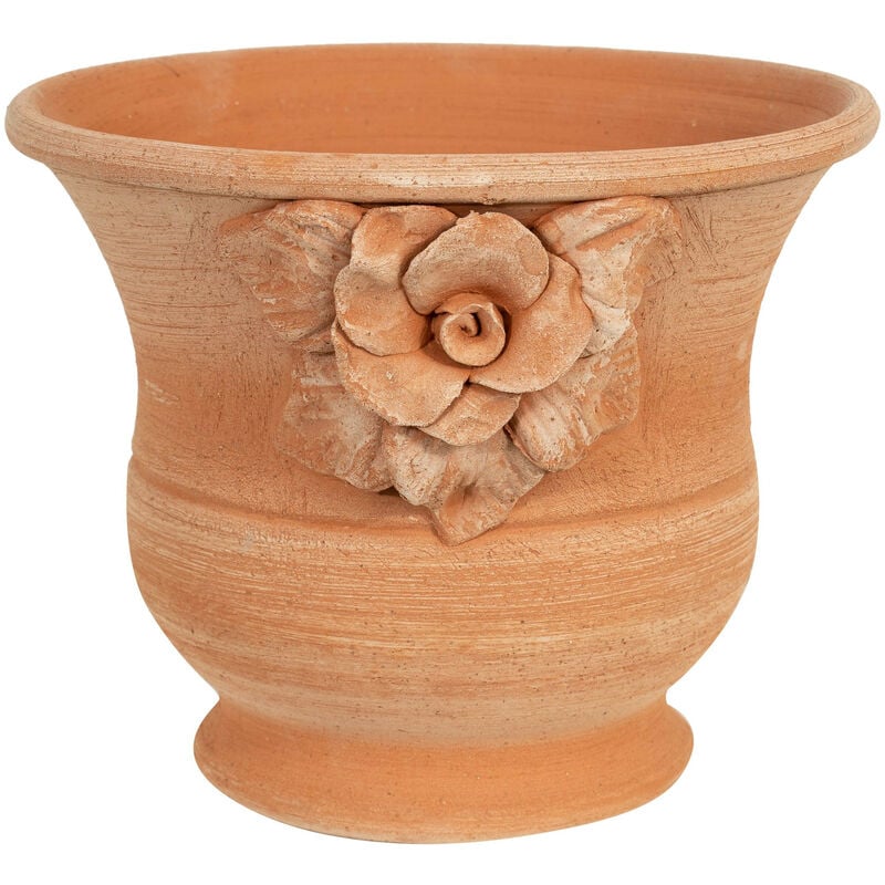 foto del prodotto biscottini vaso casp in terracotta 100 made in italy interamente lavorata a mano