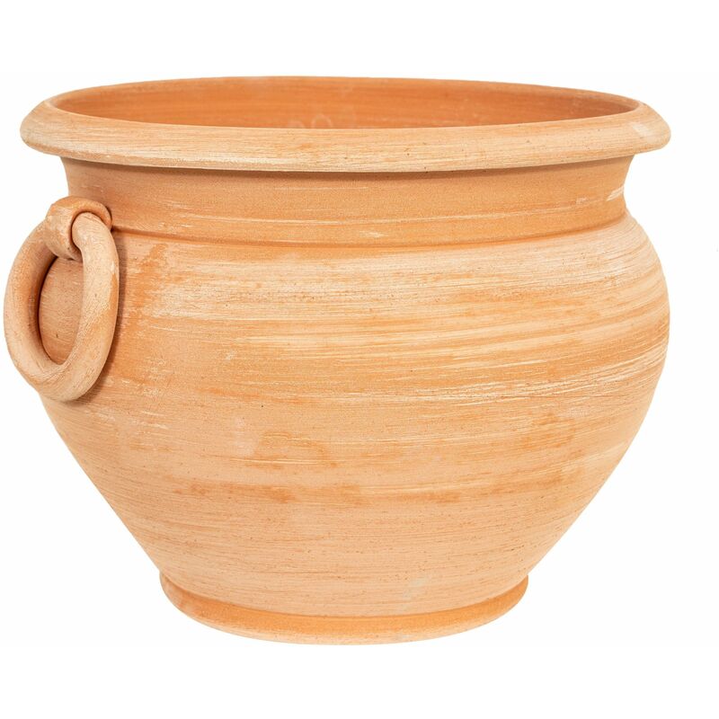 foto del prodotto biscottini vaso casp in terracotta 100 made in italy interamente lavorata a mano