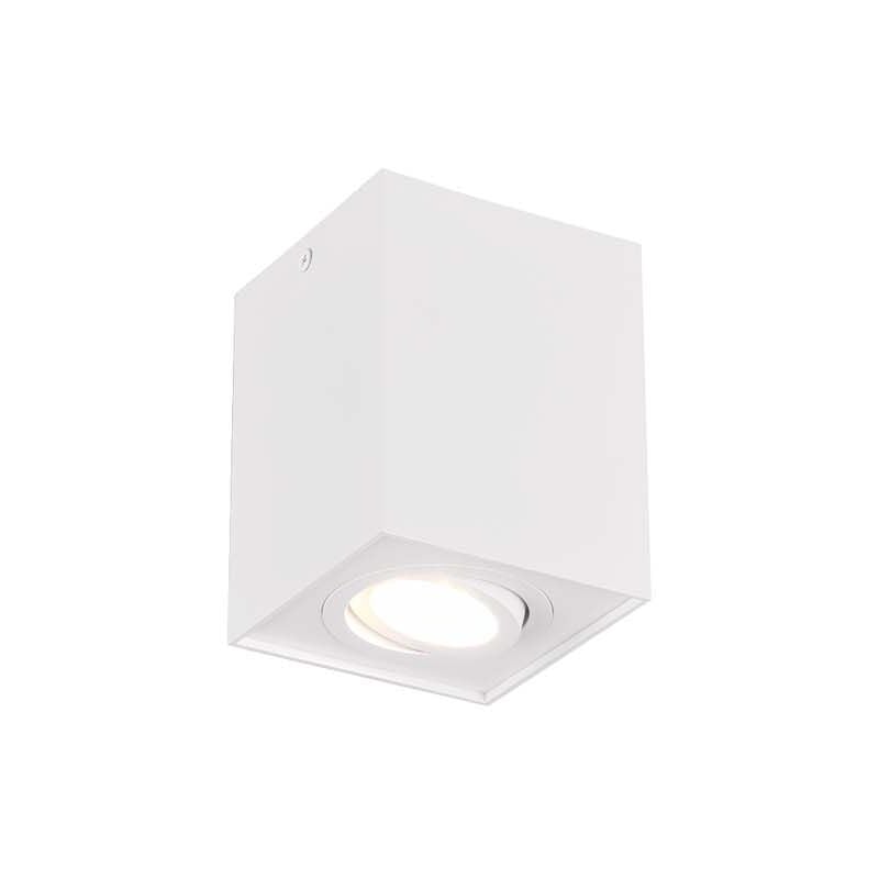 foto del prodotto biscuit cubo spot orientabile bianco l. 9,6 x 9,6cm h. 12,5cm