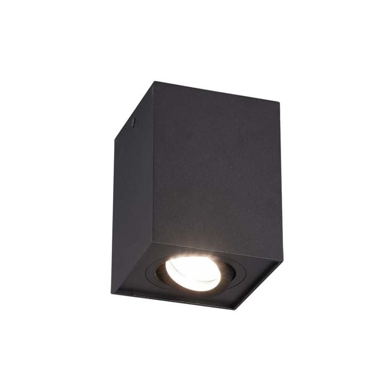 foto del prodotto biscuit cubo spot orientabile nero l. 9,6 x 9,6cm h. 12,5cm