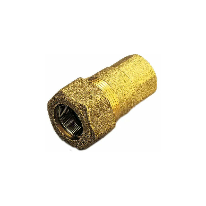 foto del prodotto bisgiunto femmina 3 8 ottone giallo art.1592 tiemme