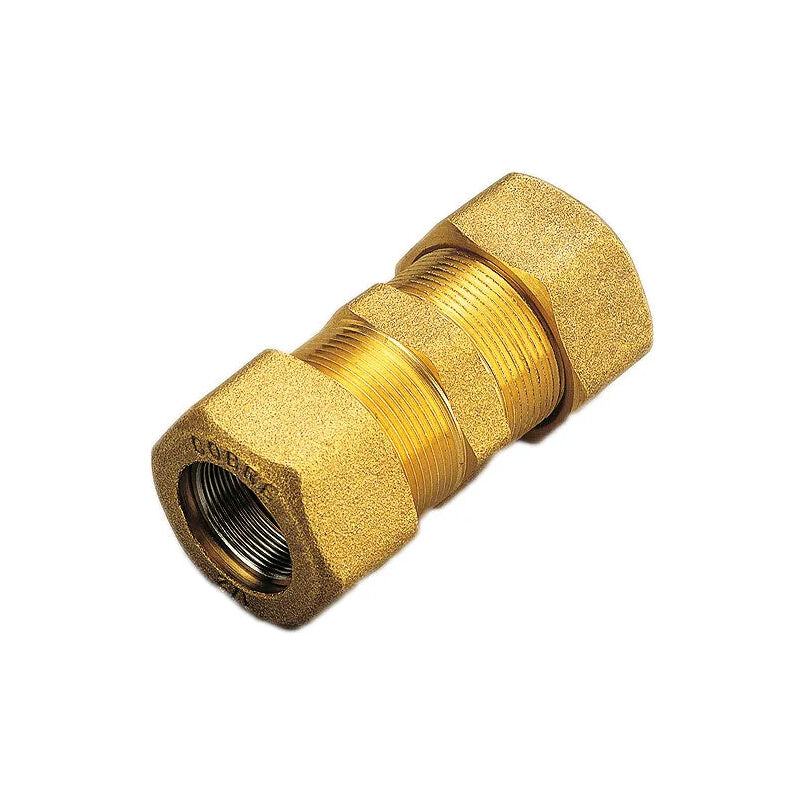 foto del prodotto bisgiunto tubofix doppio 3 4 ottone giallo