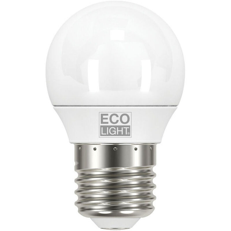 foto del prodotto bisonte lampadina led sfera e27 8w 60w 806lm 6400k