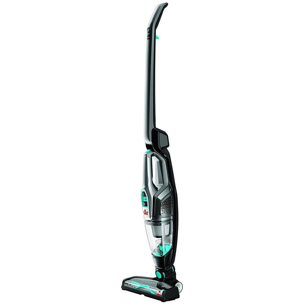 foto del prodotto bissell 2280n scopa elettrica multireach essential ricaricabile senza sacco colore nero titanio azzurro