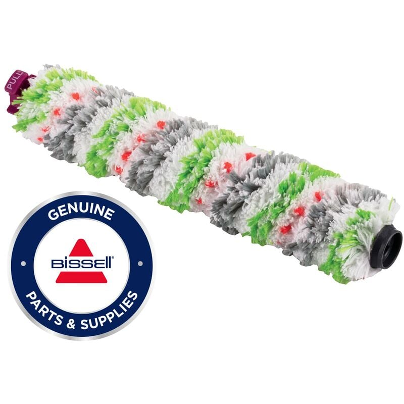 foto del prodotto bissell brushroll multisurface spazzola rotante antigrovigli multisuperficie accessorio originale per crosswave 2519, bianco, grigio, verde e rosa,