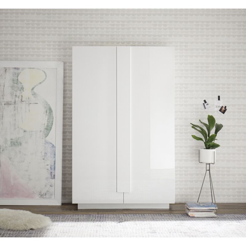 foto del prodotto bissolo casa colonna mod. jupiter cm 120x44 h. 193 bianco lucido