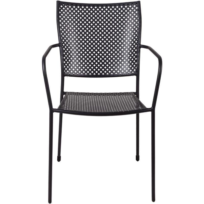 foto del prodotto bissolo casa - sedia mod. milady in ferro nero