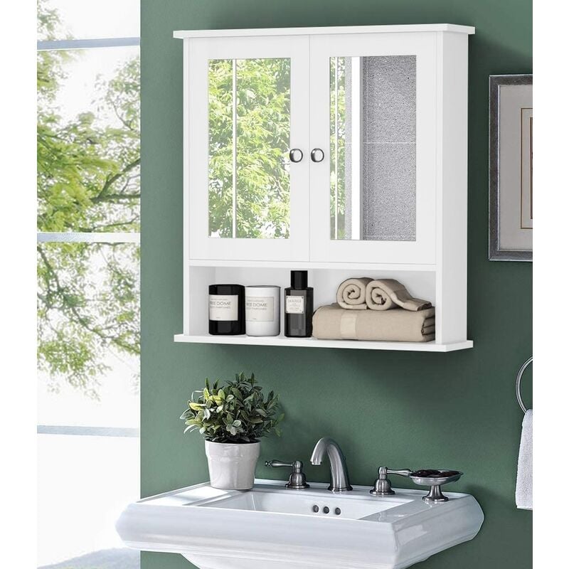 foto del prodotto bissolo casa specchiera cm 56 bianco opaco