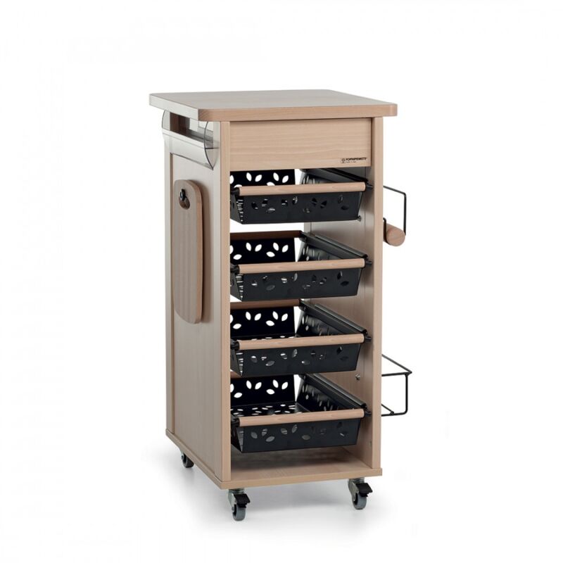 foto del prodotto bistrot carrello cucina, naturale - foppapedretti