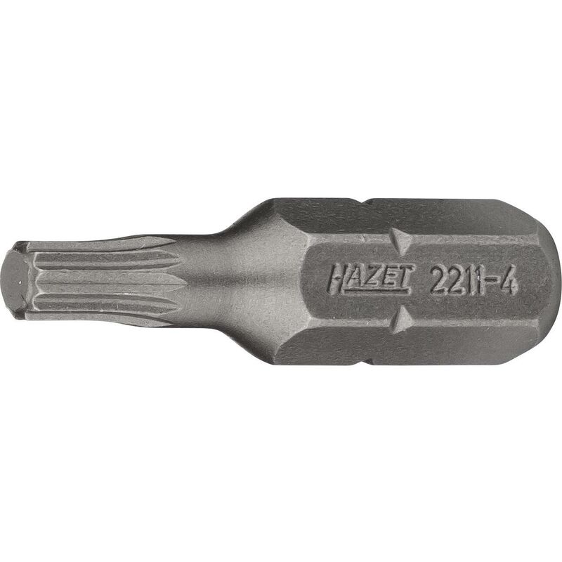 foto del prodotto bit 2211 4 attacco esagonale, massiccio, 1 4 di pollice 6,3 mm profilo poligonale interno xzn ac m4