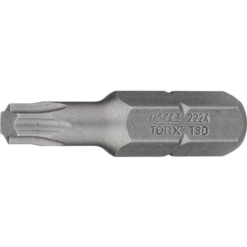 foto del prodotto bit 2224 t30 attacco esagonale, massiccio, 5 16 di pollice 8 mm profilo interno torx ac t30