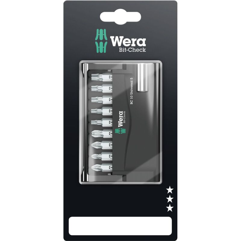 foto del prodotto bit check 10 universal 5 sb, 10 pezzi wera
