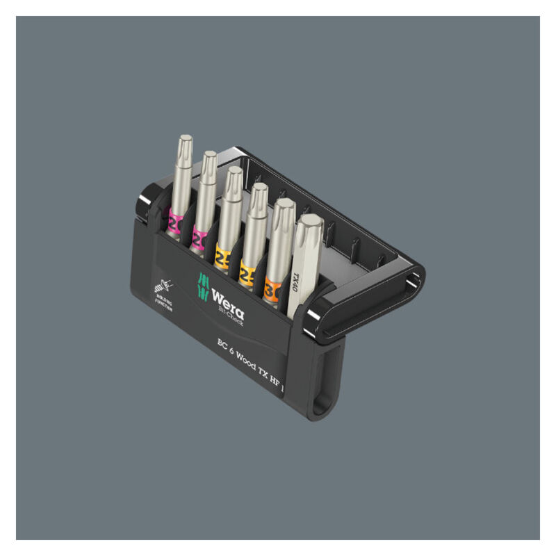 foto del prodotto bit check 6 legno torx hf6 pz. con funzione di tenuta wera
