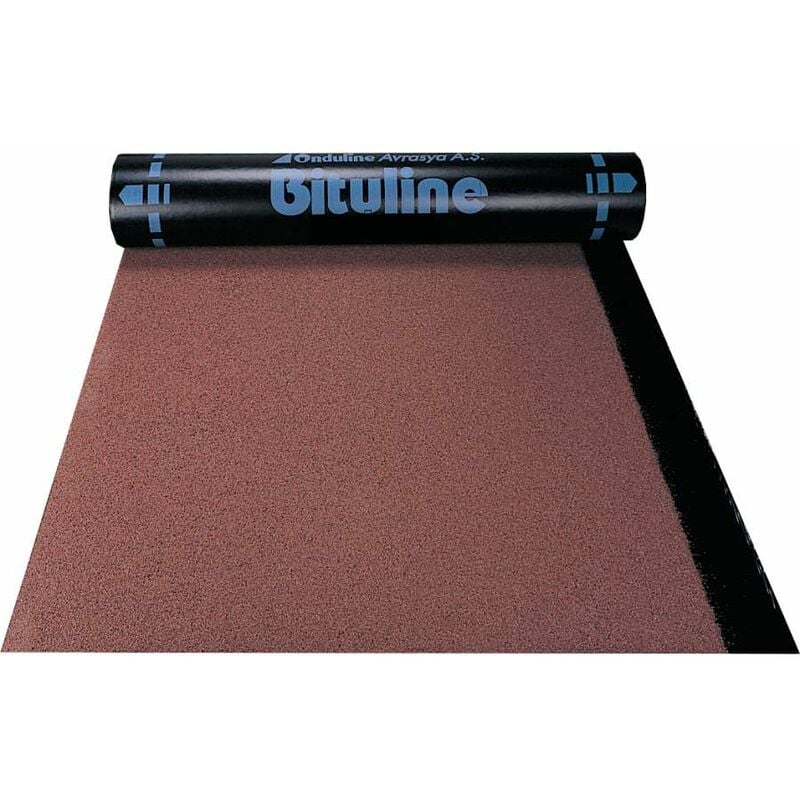 foto del prodotto bituline membrana bituminosa impermeabilizzante rosso 1x5m