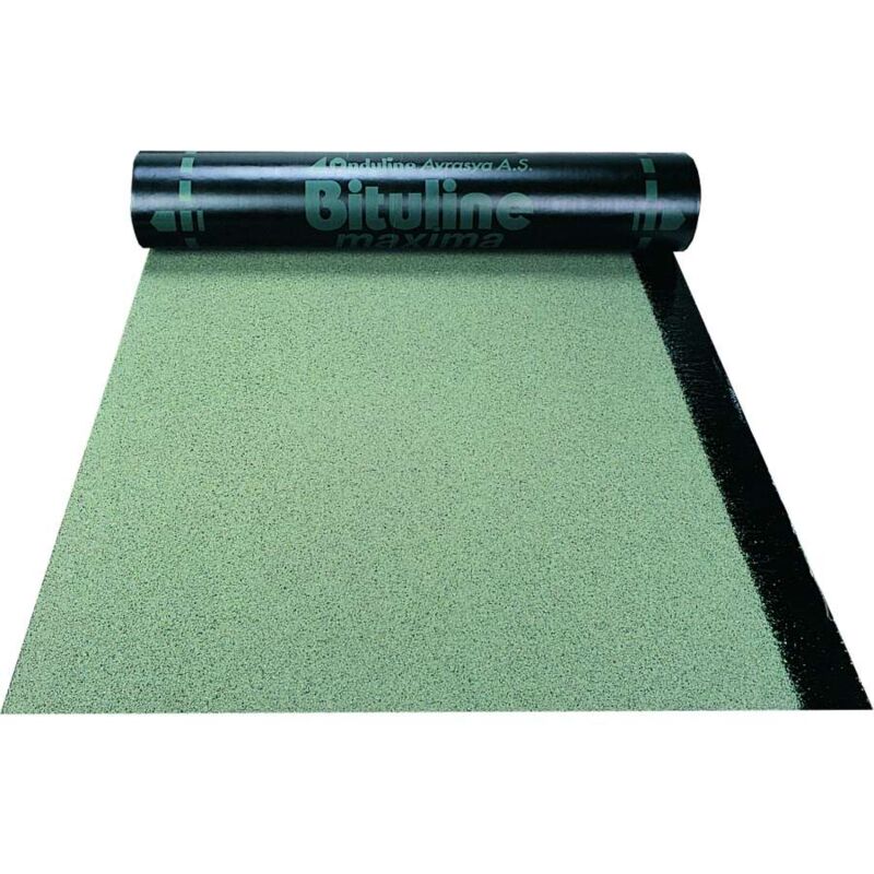 foto del prodotto bituline membrana bituminosa impermeabilizzante verde 1x5m