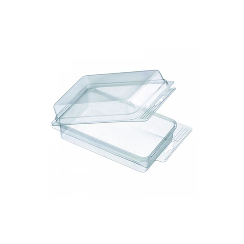 foto del prodotto bivalve contenitore termoformate in pvc art. n 120 40 mm 48 x 141 x 40 pz 50