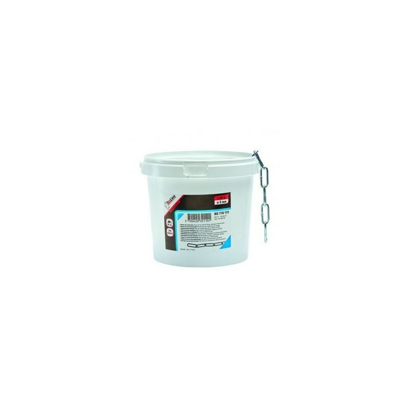 foto del prodotto bizline 710172 catena in acciaio d3mm x 25m