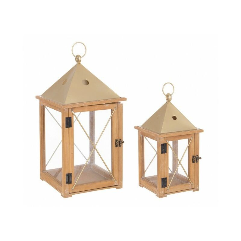 foto del prodotto bizzotto 2x set2 lanterna beatific oro bassa