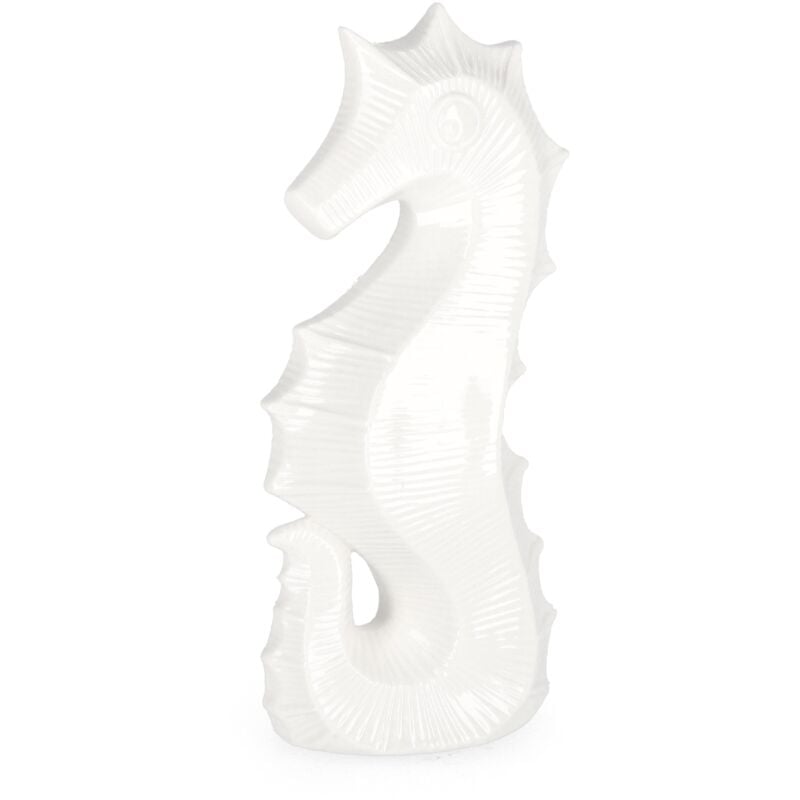 immagine 0 del prodotto bizzotto cavallucci marino favignana realizzato in porcellana con diverse tonalit di colore 12.5 x 8.7 x h 27cm corallo