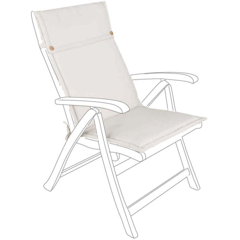 foto del prodotto bizzotto cuscino scheniale alto polyestre idrorepellente cm.52x120x3 naturale