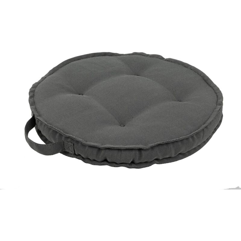 foto del prodotto bizzotto cuscino trapuntato per sedia tonda etienne in poliestere 230 gr idrorepellente per interno ed esterno beige 4 pezzi