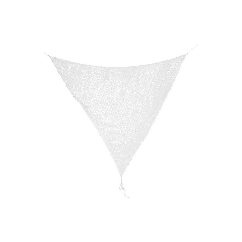 foto del prodotto bizzotto gloupie tenda a vela per esterno ombreggiante triangolare 3,6 x 3,6 metri breeze bianco , traspirante e filtrante