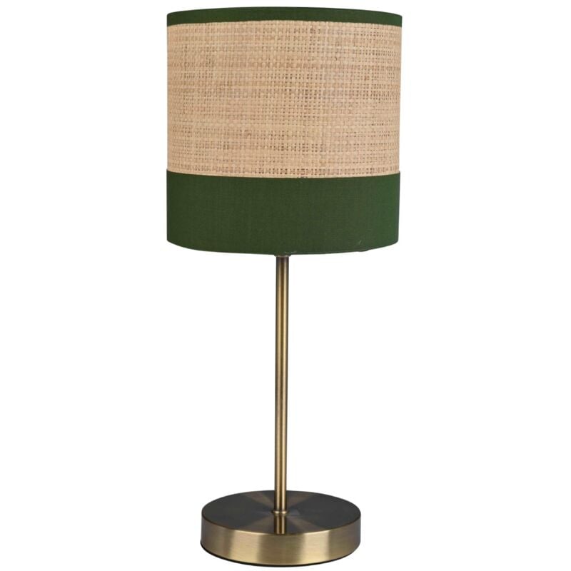foto del prodotto bizzotto lampada da tavolo aylen con base in acciaio h 39 cm verde