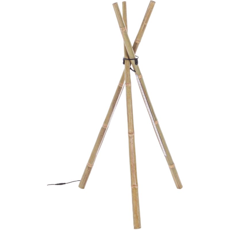 foto del prodotto bizzotto piantana led treppiedi bamboo h 109 cm