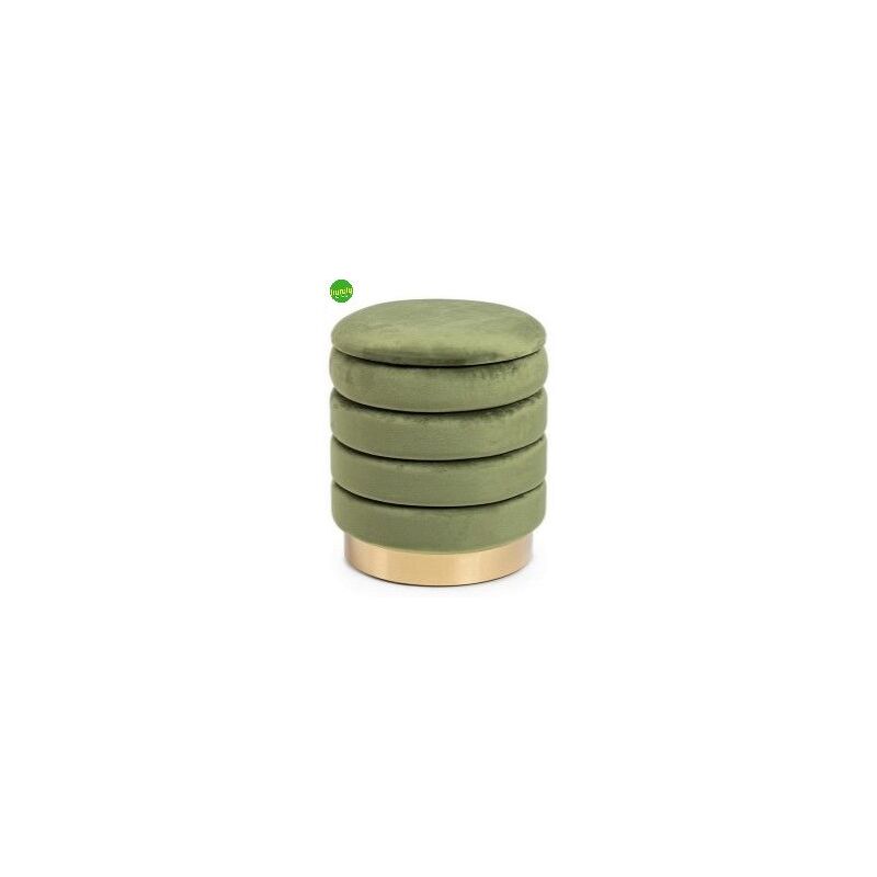 foto del prodotto bizzotto pouf contenitore darina olive tg.s