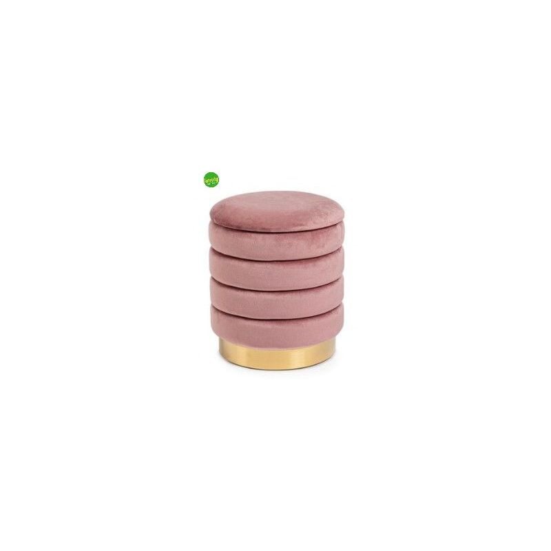 foto del prodotto bizzotto pouf contenitore darina rosa antico s