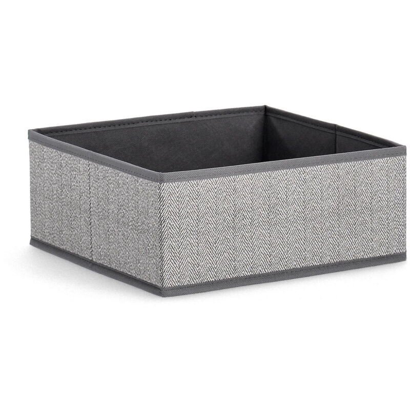 foto del prodotto bizzotto scatola tidy 28x28 con 2 manici grigio