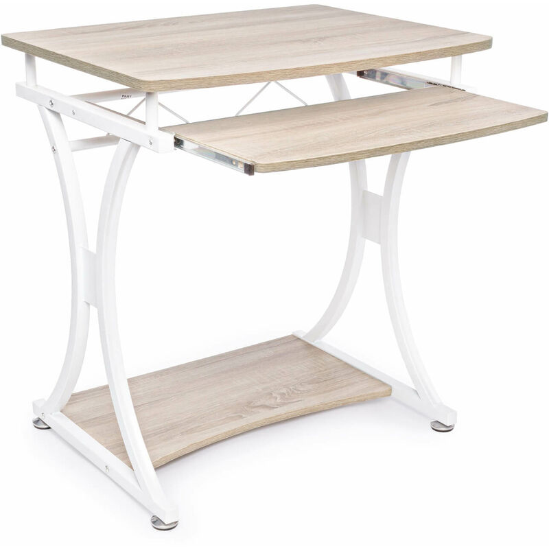 foto del prodotto bizzotto scrivania violet cm.70x55 quercia bianca