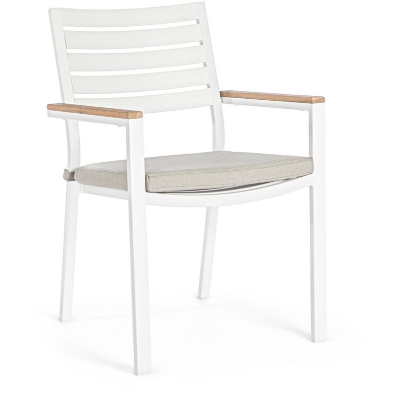 foto del prodotto bizzotto - sedia c-br c-c belmar bianco yk11 -