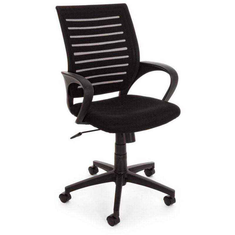 foto del prodotto bizzotto sedia marion da ufficio ergonomica con braccioli, altezza regolabile, ruote grigio